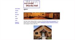 Desktop Screenshot of dharmahall.redcedarzen.org