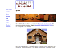 Tablet Screenshot of dharmahall.redcedarzen.org